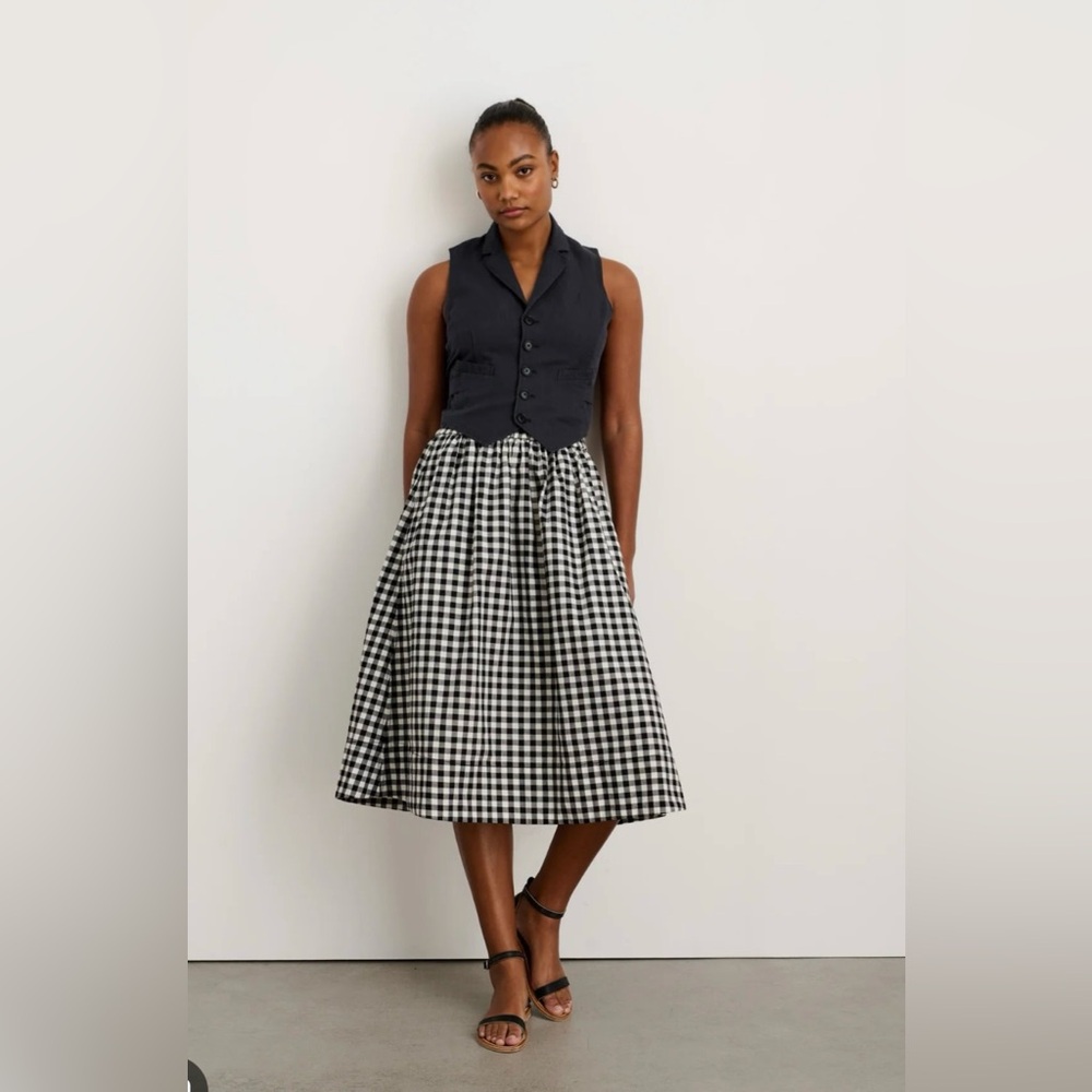 Alex Mill Gingham Skirt in Medium